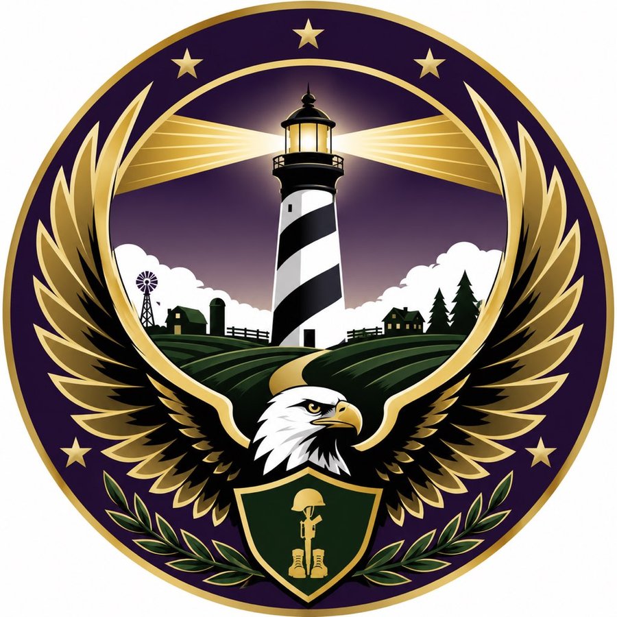 Guardian Light Veterans Legacy Memorial crest